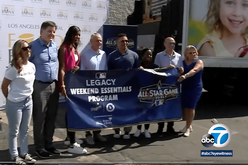 MLB, LA Dodgers and Dodgers Foundation package meals for students ahead of All-Star Game